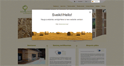 Desktop Screenshot of ecococon.lt